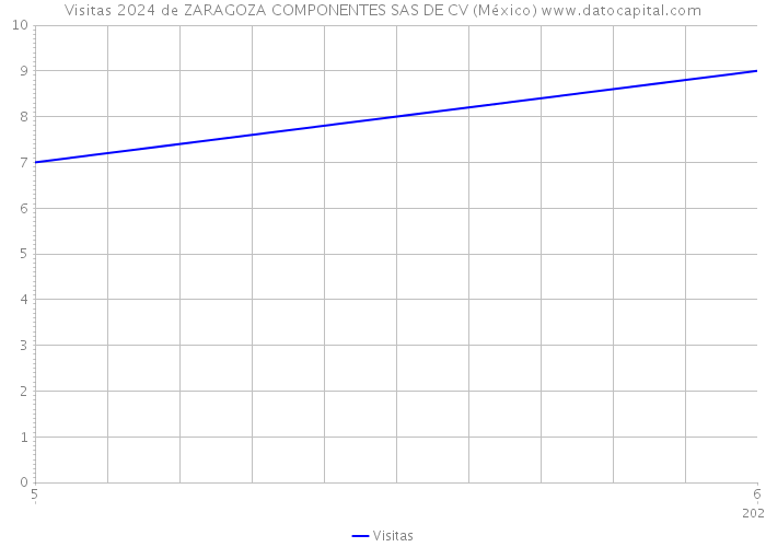 Visitas 2024 de ZARAGOZA COMPONENTES SAS DE CV (México) 